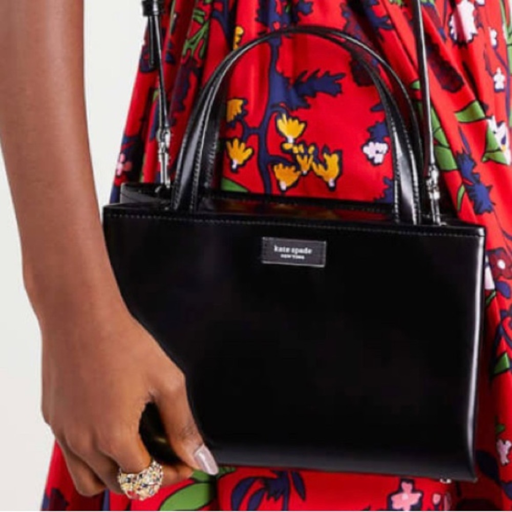 Kate Spade New York Sam Icon Spazzolato Leather Small Tote